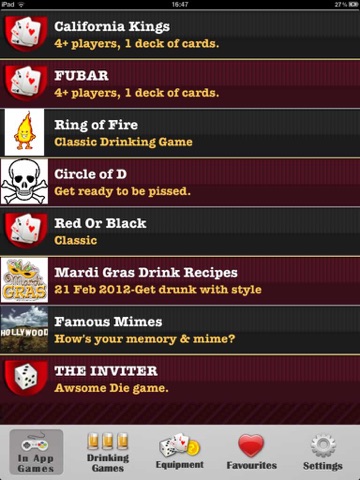 100+ Drinking Games: College Dorm Frat Drink Party Beer Games screenshot