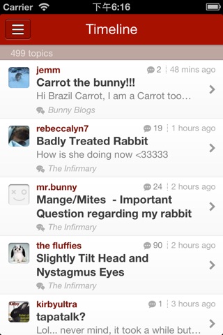 Rabbit Forum screenshot 2