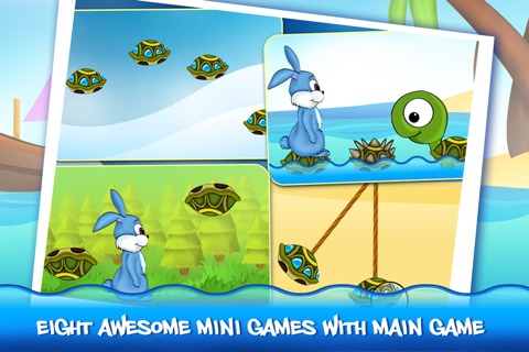 Rabbit&Turtle - Amazing Flying Race screenshot 4