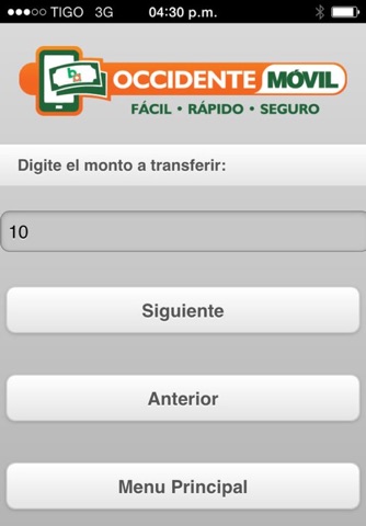 OCCIDENTE MÓVIL screenshot 3