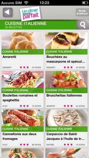 Un Diner Presque Parfait Dans L App Store