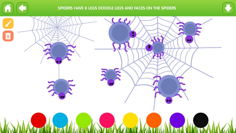 Doodle Fun Bugs Free - Preschool Coloring and Drawing Game for Kids screenshot-3