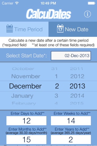 CalcuDates screenshot 4