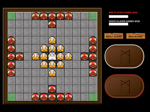 Hnefatafl 2 Player Board Game screenshot 3
