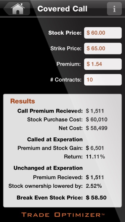 Trade Optimizer: Stock Position Sizing Calc Calculator screenshot-1