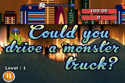 Big Monster Truck Race - For Kids screenshot 2