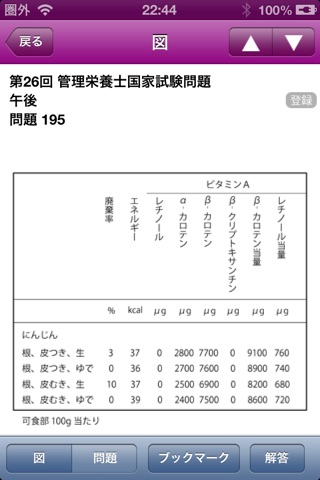 管理栄養士試験問題集 screenshot 4