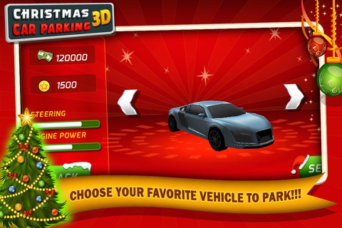 Christmas Car Parking 3D-Play Amazing & Exciting New Year Game screenshot 3