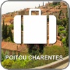 Map Poitou Charentes, France (Golden Forge)