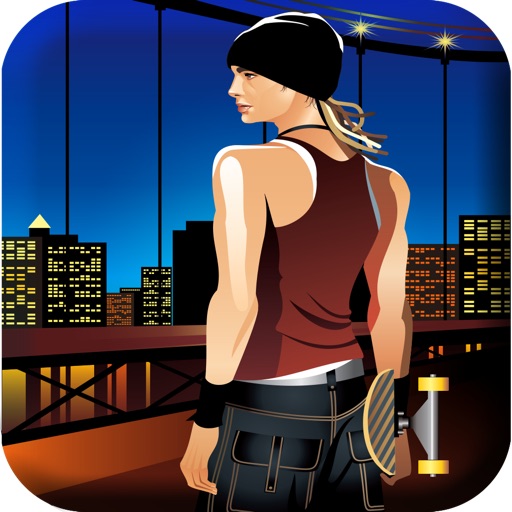 A Skateboard Death Race City Streets - Racing Adventure Arcades Game FREE Icon