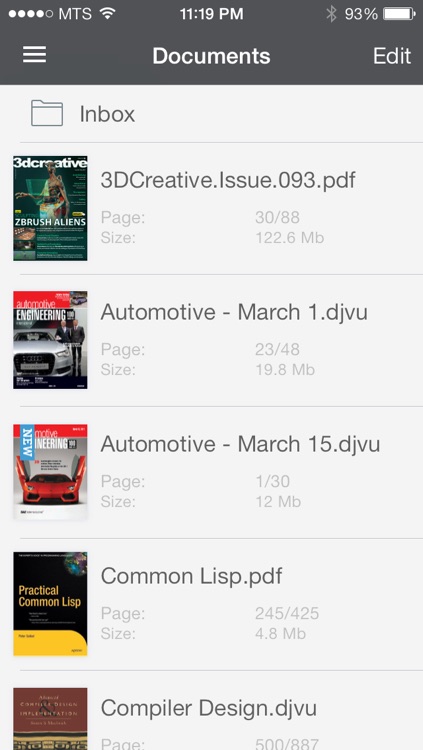 DjVu Book Reader for iPhone