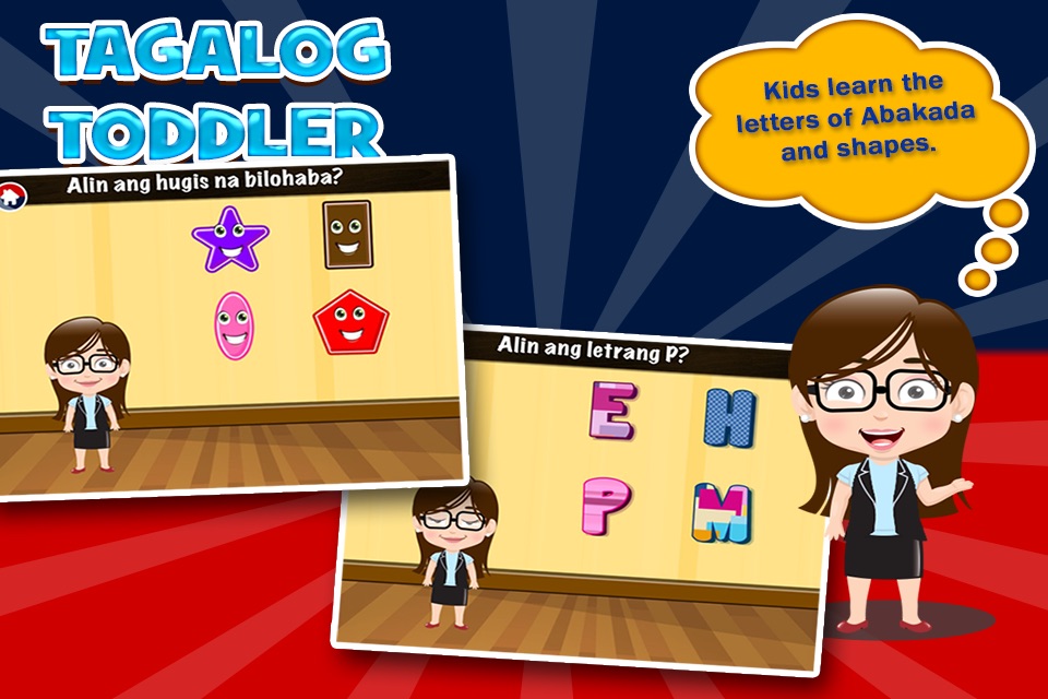 Tagalog Toddler Games for Kids screenshot 3