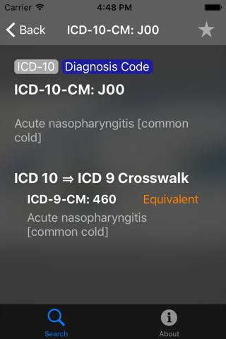 ICDxWalk - 2016 ICD 10 Code Search and ICD 9 Crosswalk screenshot 2