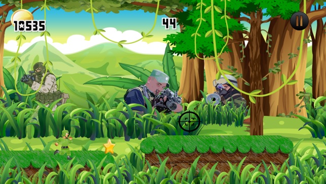 Tiny Battlefield Games - Sniper Gunner Soldier Run(圖1)-速報App