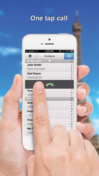 Swipe To iMessage or SMS - Tap to Call & Facetime - By ReachFast Contacts screenshot-3