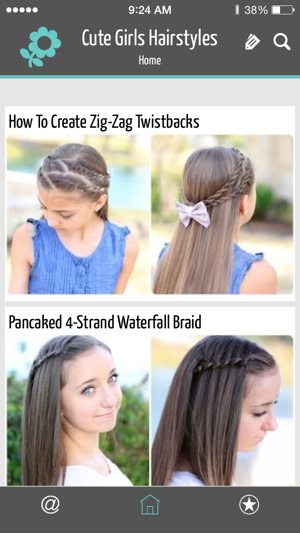 Cute Girls Hairstyles On The App Store