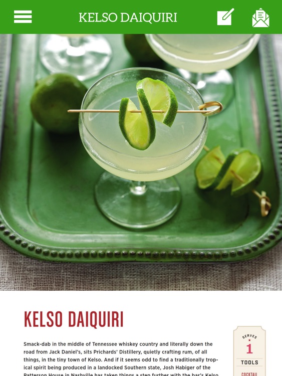 Cocktail Recipes - TK Cookbook for iPad