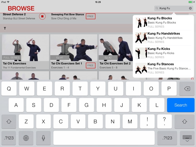 Martial Arts College: Video Lessons for iPad screenshot-3