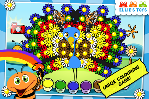 הכנפיים של אלי - משחק ציור יצירתי מצחיק לילדים screenshot 3