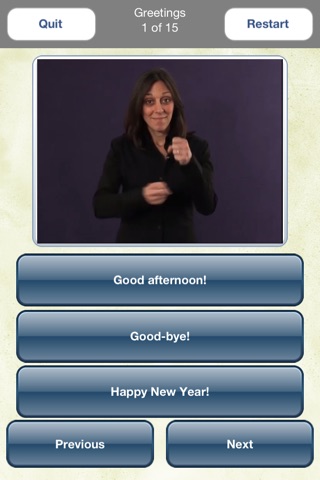 ASL Expressions - American Sign Language by Selectsoft screenshot 2