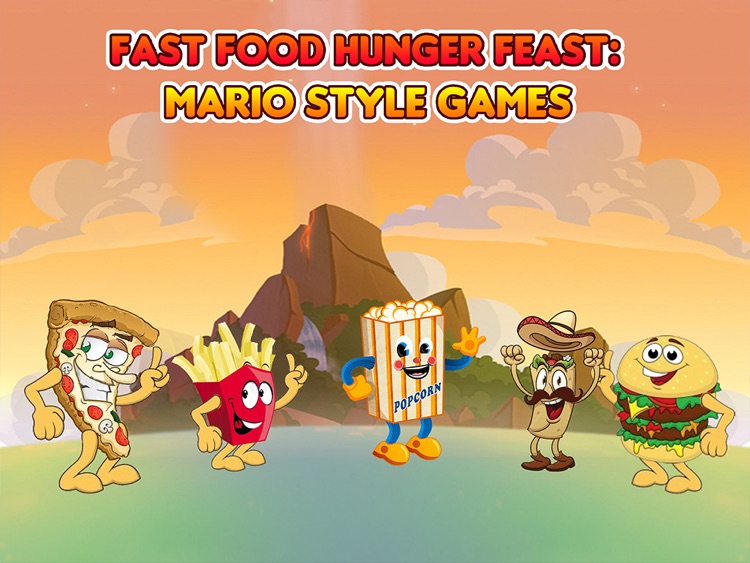 Fast food Hunger Feast: Retro Style Games HD Edition