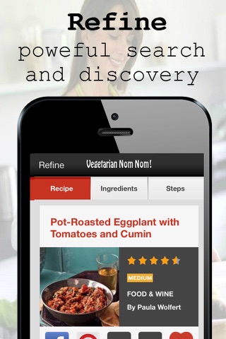 Vegetarian Nom Nom: Free Healthy Recipes for Meatless Diets and Compassionate Lifestyles by YumDom screenshot 3