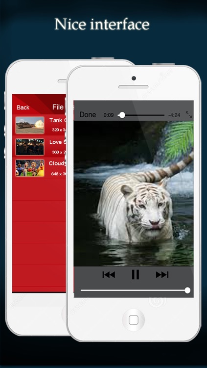 Zoomy Media Player HD: play multi-type video and audio file