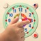 This interactive clock makes learning to tell time fun