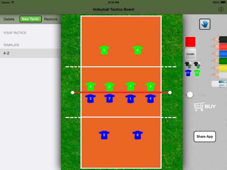 Volleyball Tactics Board