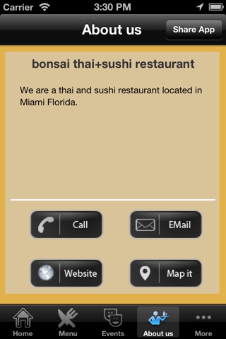 bonsai thai & sushi restaurant screenshot 3