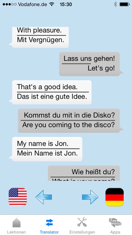 iSayHello English - German screenshot-3