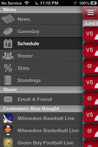 Wisconsin Football Live screenshot 2
