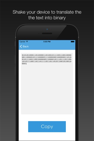 Binarrator - A text to binary translator screenshot 2