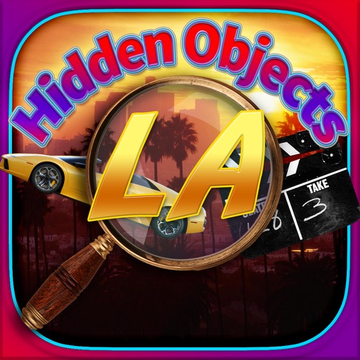 Hidden Objects - LA Celebrity Adventures & Object Time Games Icon