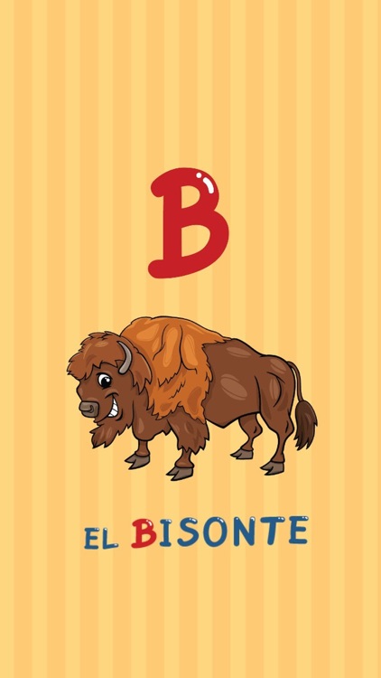 ABC Animals Spanish Alphabets Flashcards: Vocabulary Learning Free For Kids!