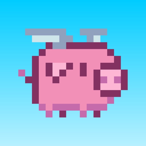 Hungry Hugo in High Flying Swine iOS App