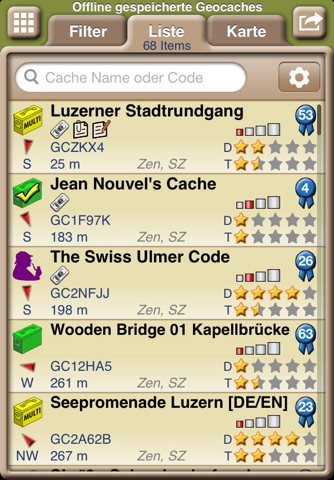 Geocaching with Geosphere screenshot 4