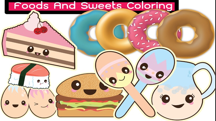 Design and Decorate Own Sweet On Coloring Book