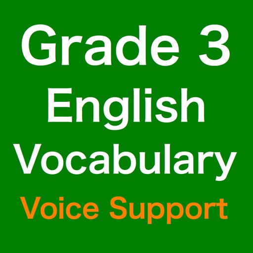 Grade 3 Students English Vocabulary Pronunciation icon