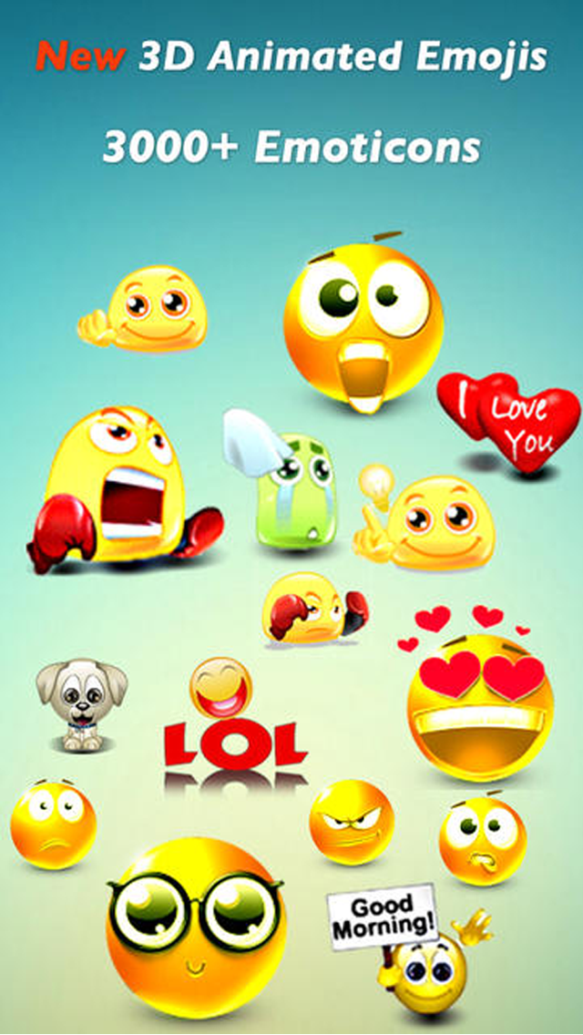 3D Animated Emoji PRO Emoticons - SMS MMS WhatsApp 