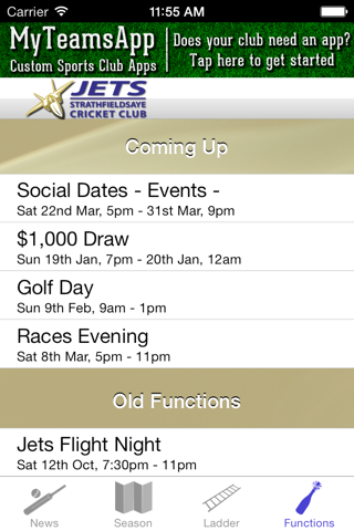 Strathfieldsaye Jets Cricket Club screenshot 3