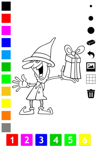 Christmas Coloring Book for Children: Learn to color the holiday season screenshot 2