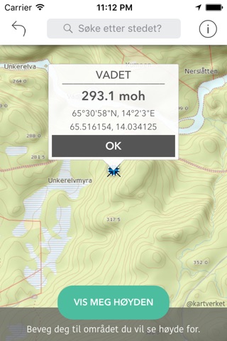 Above - Høyde over havet screenshot 2