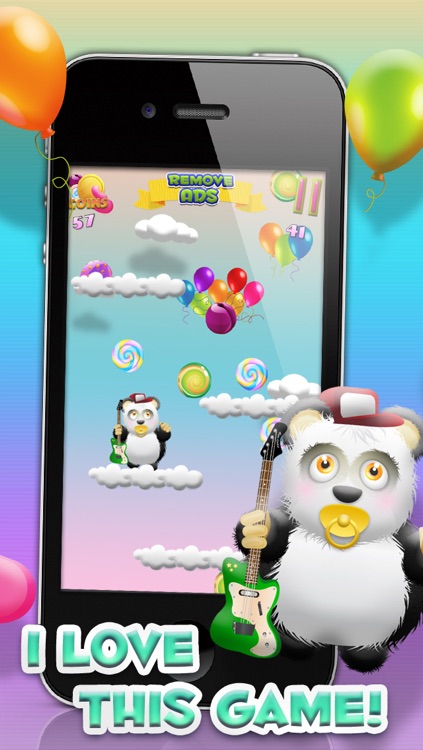 Baby Panda Bears Candy Rain HD -  Fun Cloud Jumping Edition FREE Game!