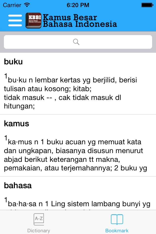 KBBI: Kamus Besar Bahasa Indonesia screenshot 4