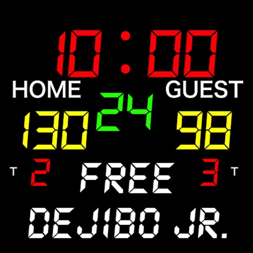 Basketball Timer -Dejibo Jr. Free- iOS App