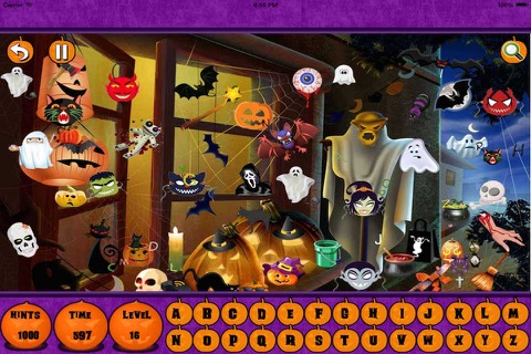 Halloween Hidden Alphabets screenshot 2
