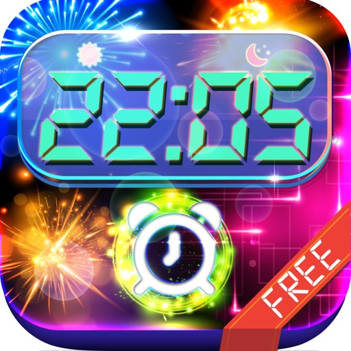iClock – Firework : Alarm Clock Wallpapers , Frames and Quotes Maker For Free icon