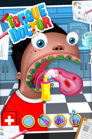 Tongue Doctor Cleaner, Dentist Fun Pack Game For kids, Family, Boy And Girls screenshot 2