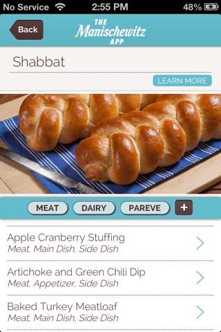 The Manischewitz Recipe & Holiday Guide screenshot 3